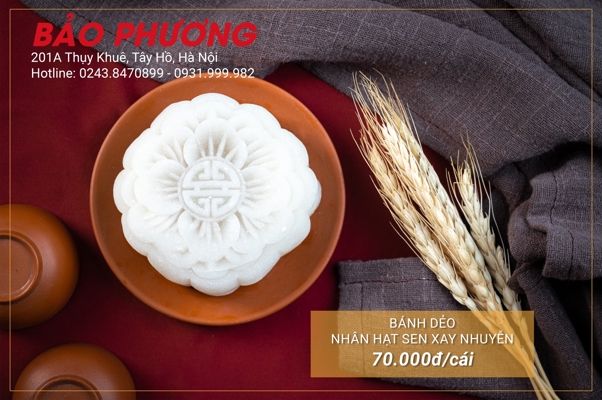 Bánh dẻo hạt sen xát