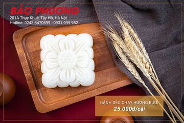Bánh dẻo chay hương bưởi